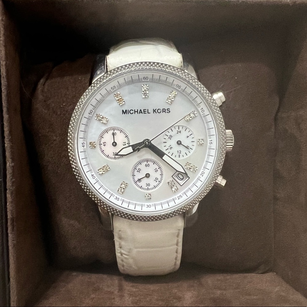 White Michael Kors womens watch